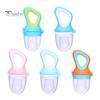 Toddler Eating Training Tool Silicone Baby Fruit Feeder Pacifier, Self Feeding And Teething Choke Prevention Relief Toy, Easy to Hold Seamless