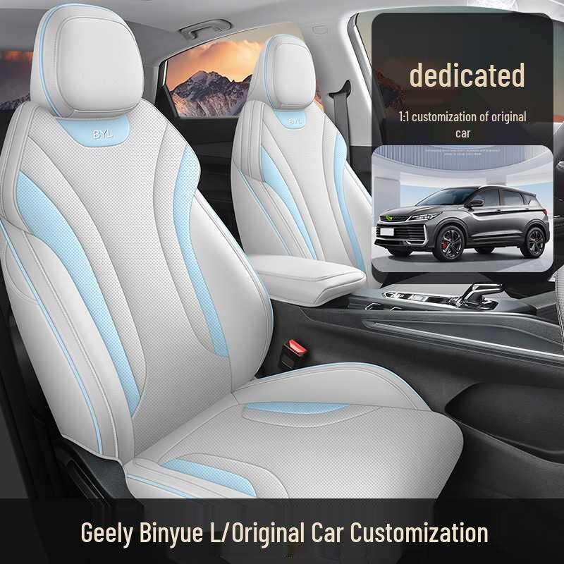 Custom Cartoon Full-Coverage Seat Covers for Geely Binyue L and Other Models