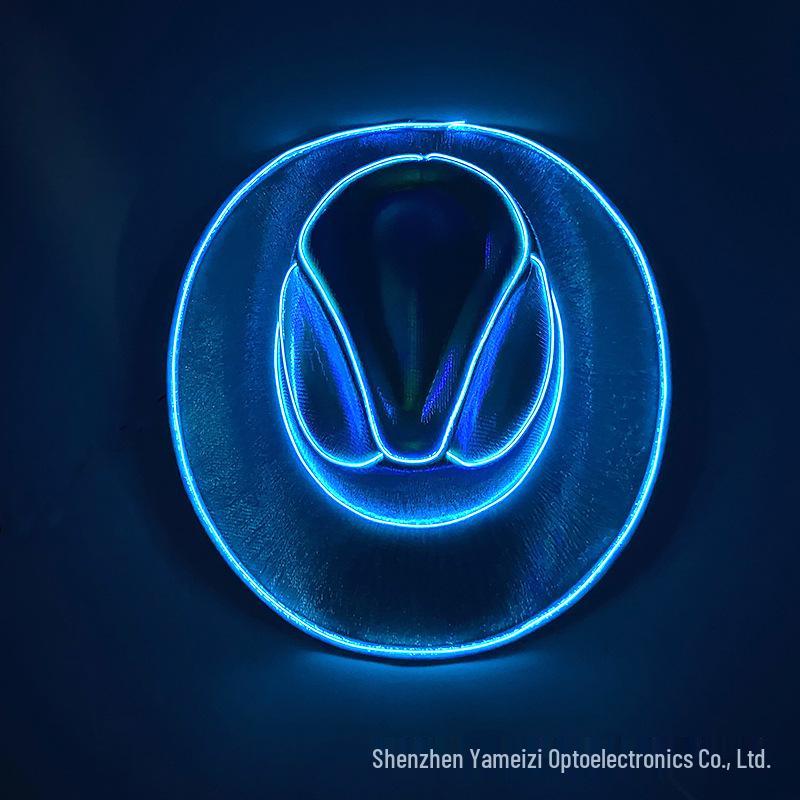 

Праздничная светодиодная шляпа ковбоя с пайетками для невесты 58-60cm