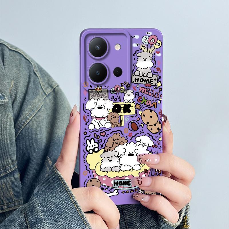 For Vivo Y36 4G Russia Phone Case Cute Astronaut Back Cover Vivo Y 36 Funda Soft Liquid Silicone Camera Protection Bumper Coque