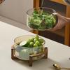 Luxuriöse Moderne Glas Obst- & Snackplatte