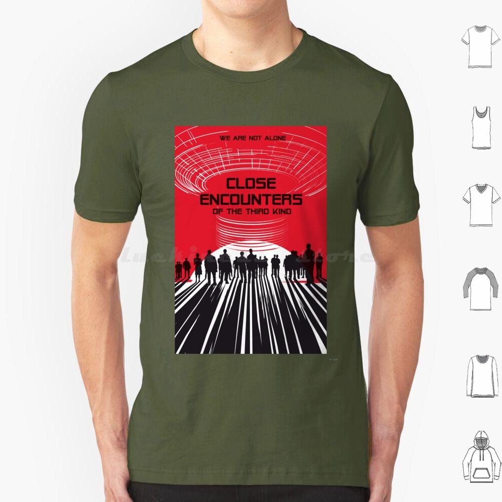 T Shirt 6xl Cotton Cool Tee Movie Cinema Cinephile Retro Scifi Ufo Minimalist I Want To Believe Universe Steven Spielberg