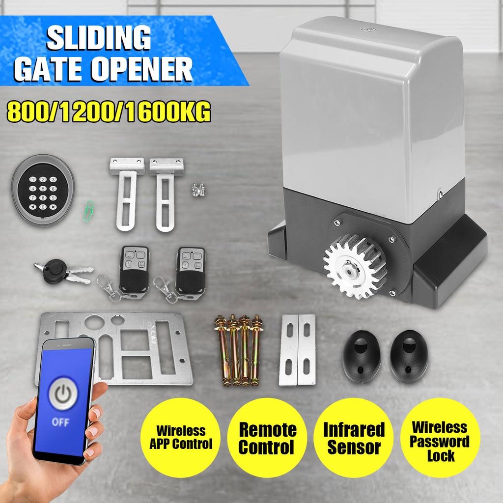 

IP44 35Нм WiFi Управление через приложение Комплект электропривода для раздвижных ворот 750 Вт Двигатель переменного тока Автоматика для ворот Операторы автоматических дверей Сверхмощный комплект привода для гаражных ворот DW370