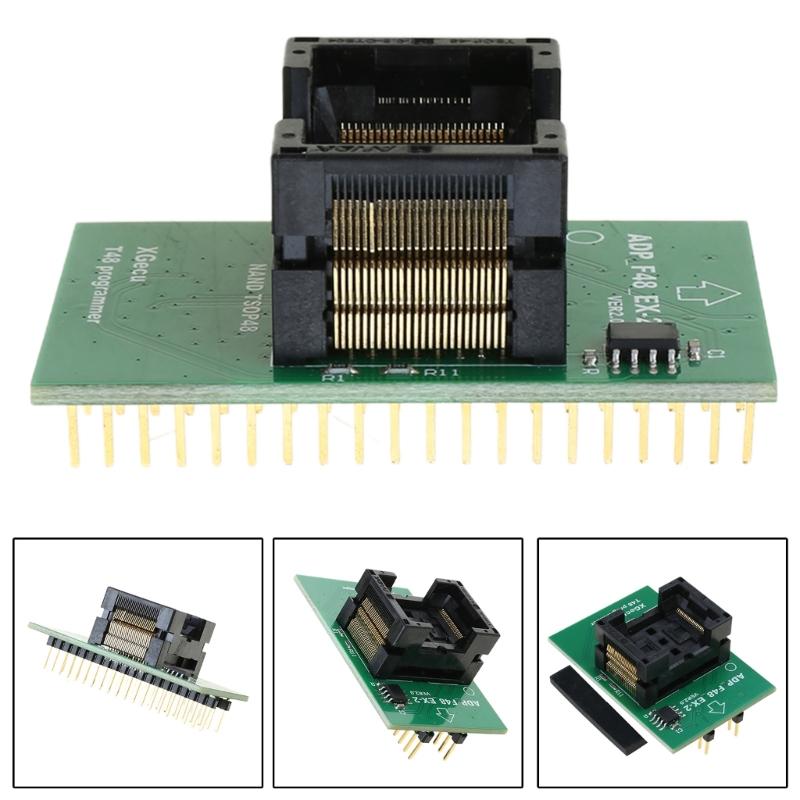 Quality TSOP48 NAND Programming Adapter, Compatible for T48 ADP F48 EX2 TSOP48-2 Programmers Electronics Repair