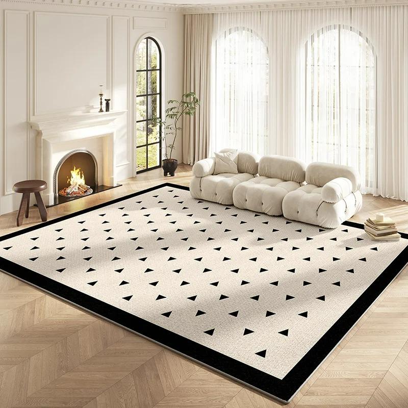 

Простий Французький Килим Легкий Розкішний Декоративний Килим Стійкий до Бруду Килимок для Підлоги для Вітальні Спальні Декор Нековзкі Килимки 40x60cm