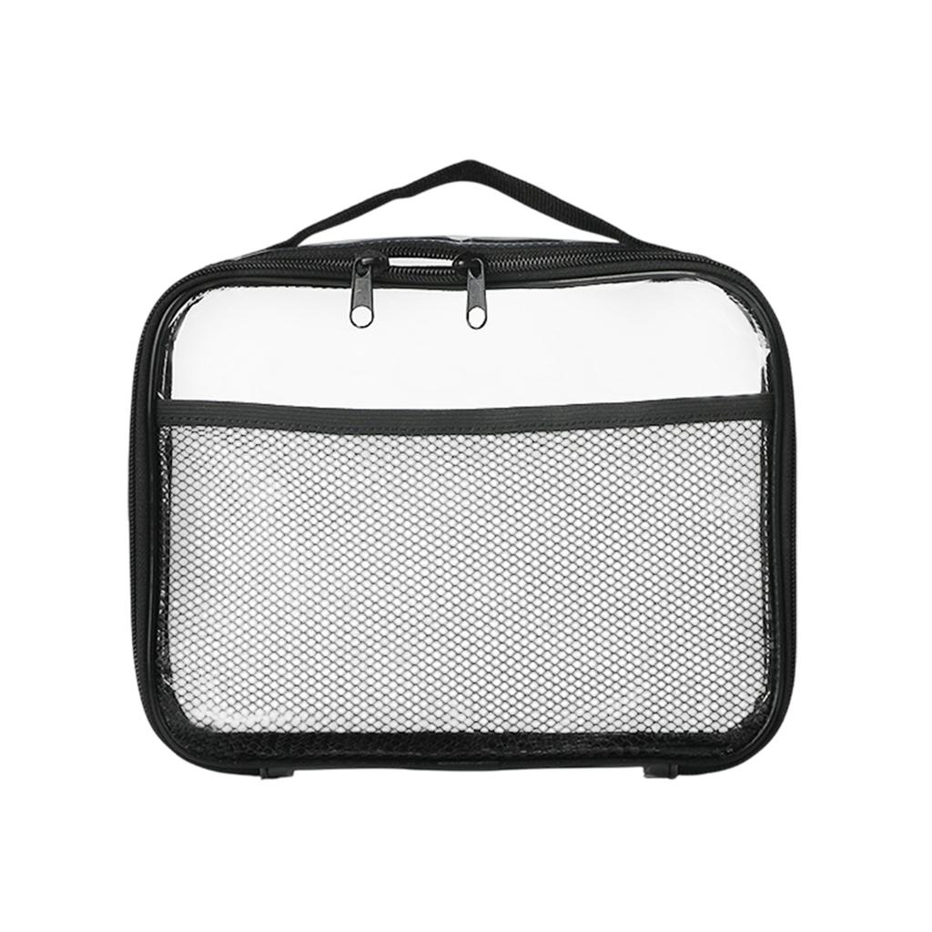 Toy Storage Case For Kids PVC Organizer Bags With Mesh Pockets For Small Models Toy Bag For Travel