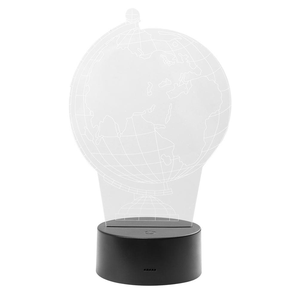 Mini Globusform Visuelle Optische Lampe 7 Farben LED Nachtlicht Heimdekoration Geschenk