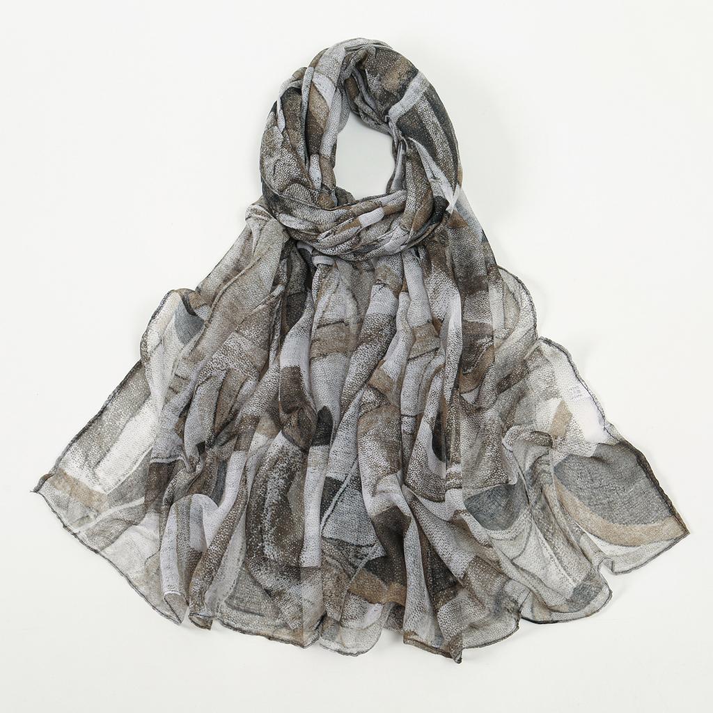 Newest Fashion Color Blending Volie Hijab Scarf Women Shawl Scarf Head Wrap Pashmina Stole Bufandas Maylasia Tudung Scarf