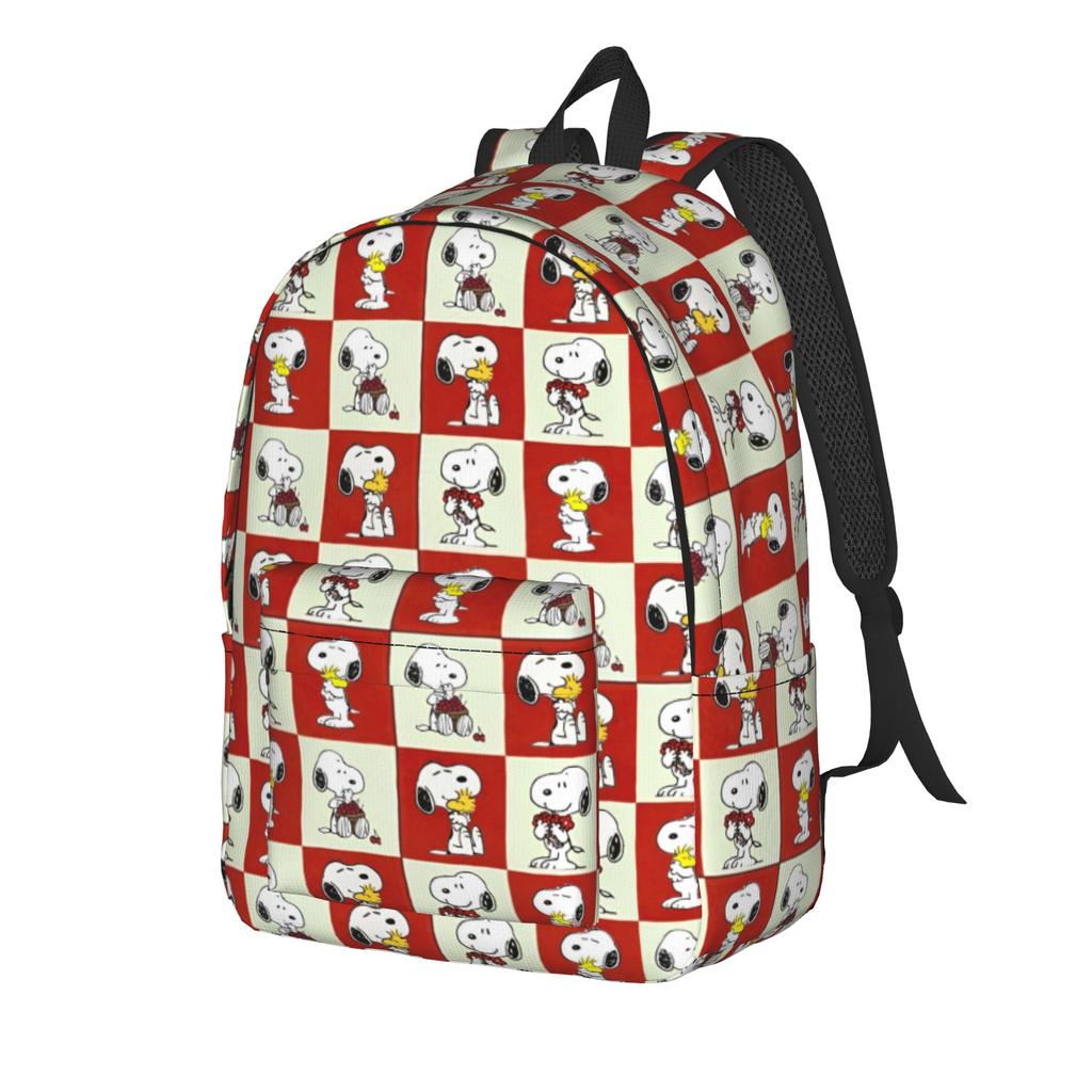 Snoopys Woodstock Teenage Backpack Gift High School Business Cartoon Daypack for Men Women College Canvas Bags