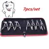 7pcs Childrens Stainless Steel Dental Extraction Forceps Pliers Kit Dental Surgical Tooth Extraction Forcep Pliers Kit