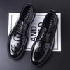 New Leather Shoes Men's First Layer Cowhide Men's Shoes Business Dress Casual Leather Shoes Commuting Wedding Derby Shoes Non-slip