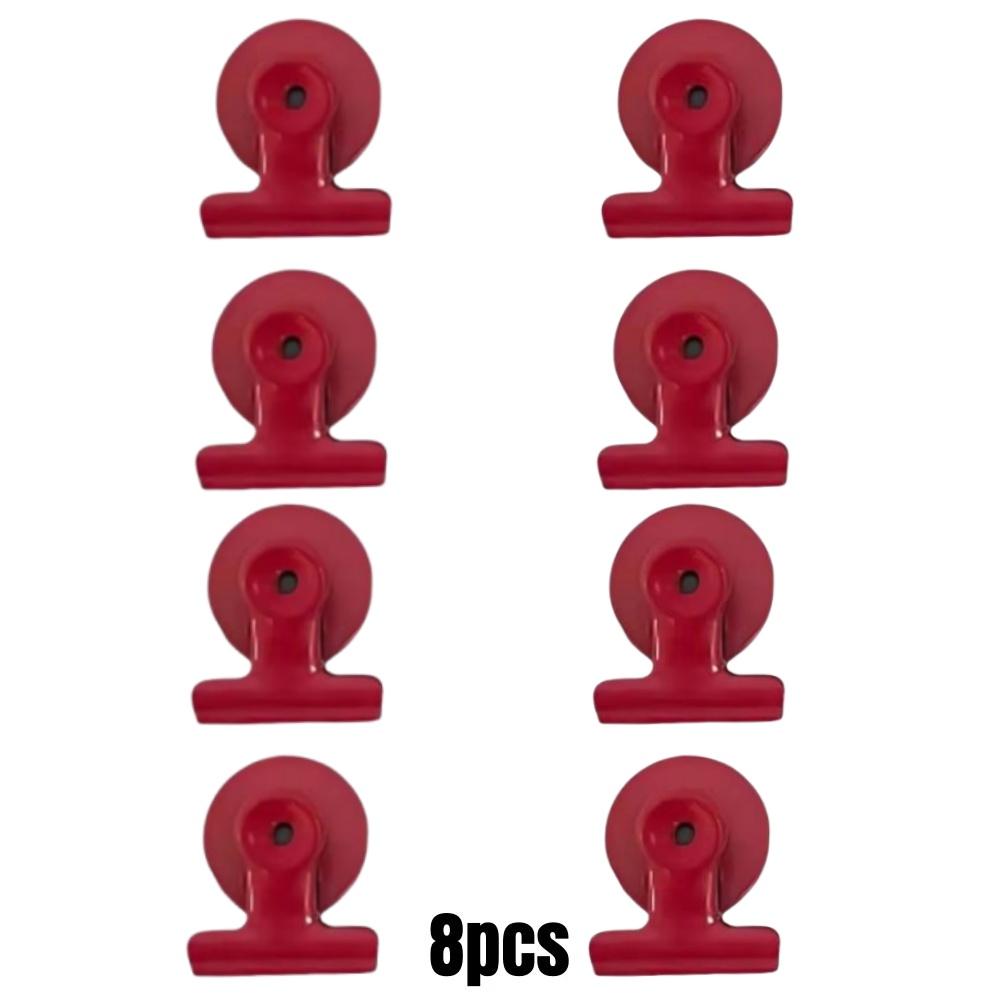 4/16pcs Magnetic Clips Heavy Duty Refrigerator Whiteboard Space-Saving Clip Set for Kitchen Office Photo Displays Holder Decor