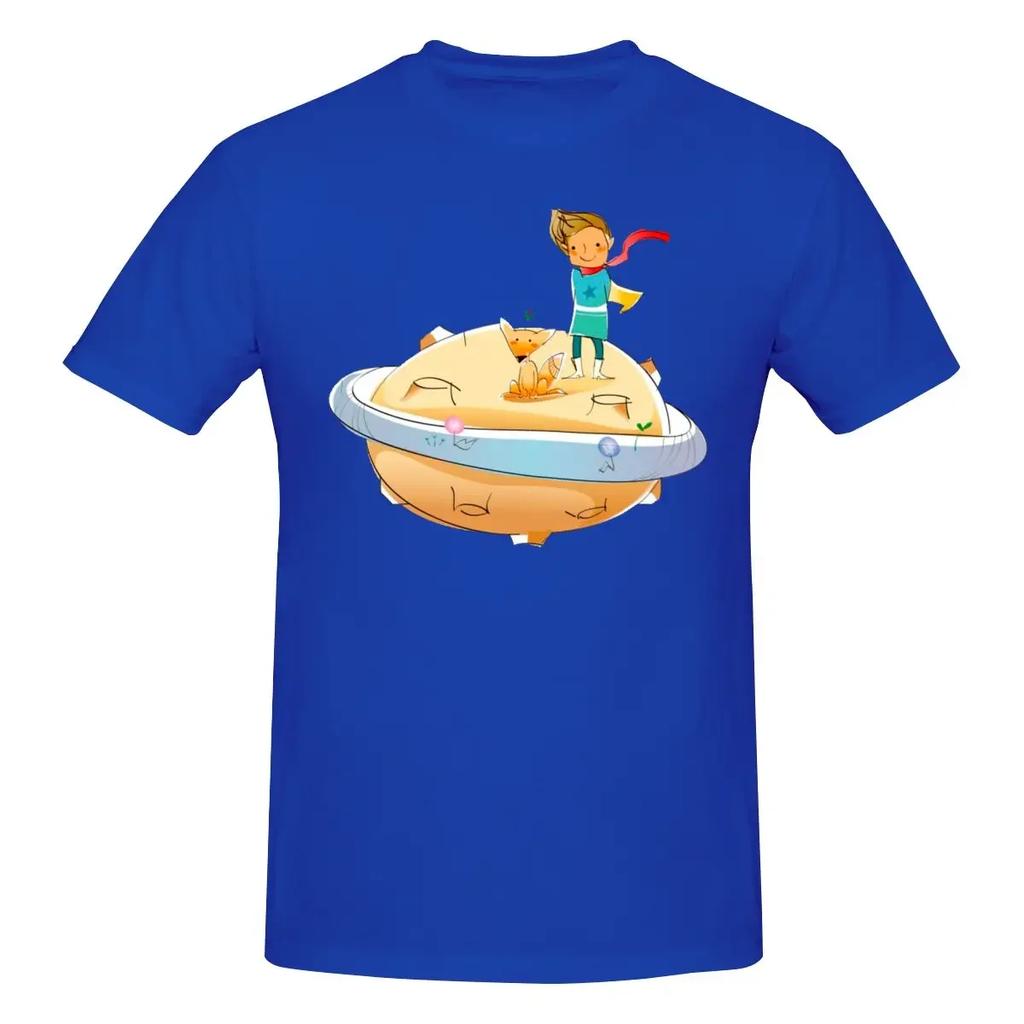 The Little Prince Space T Shirt O-neck Cotton Short Sleeve Custom Clothing