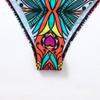 Briefs Conservative and Comfortable Suspender Tether Color Printing European and American Popular Bikini Swimsuit Women