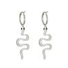 Gold & Black Snake Earring Collection, Assorted Serpent-Shaped Statement Drop Earrings for Women