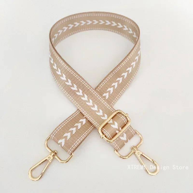 New Color Nylon Wide 3.8cm Shoulder Bag Strap Adjustable Straps for Crossbody Messenger Shoulder Bag Accessories Handbag Straps