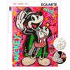 Mickey Mouse Pearl Painting Handmade Diy Pearl Art Painting Vibrant Pop Art Simple Living Room Hanging Painting Decoration
