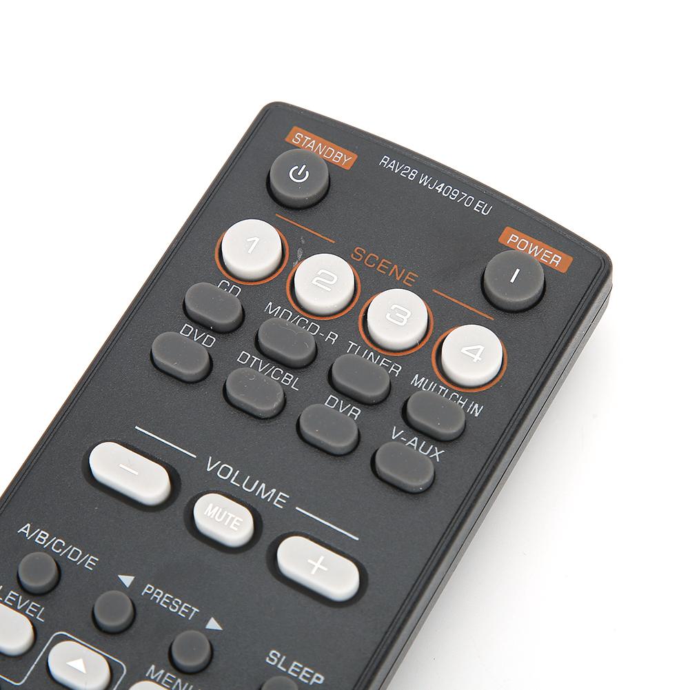 ABS Black Durable DVD Video Controller Remote Control Replacement Accessory for Yamaha RAV28