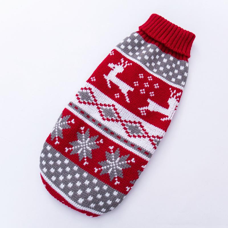 

British Style Autumn/Winter Sweater for Dogs - Fits Teddy, Husky, Labrador & Golden Retriever 8 inches