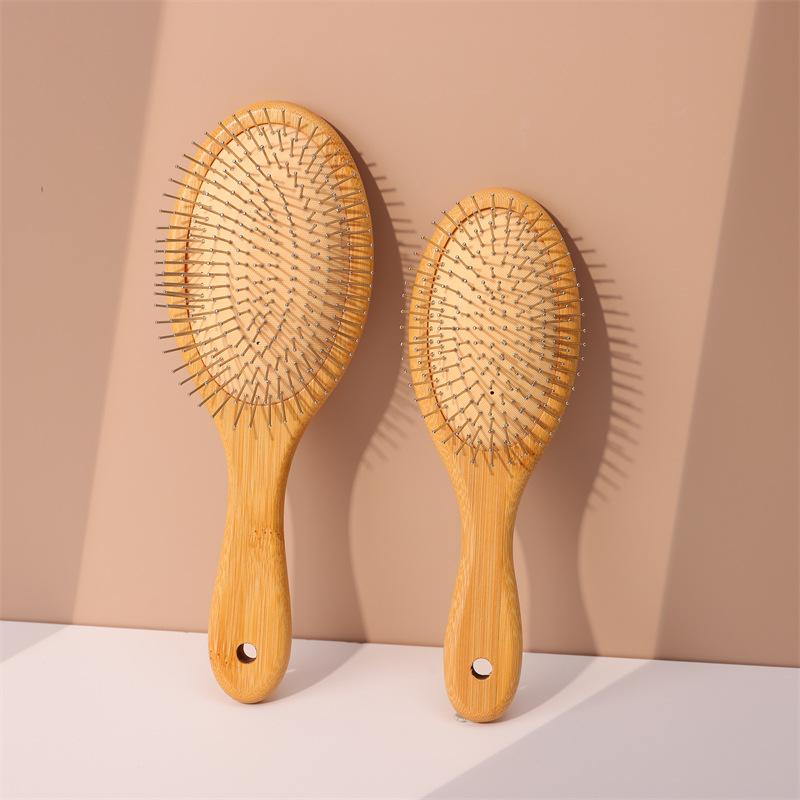 TEMU Wood Air Cushion Comb Cross-border Nanzhu Hair Comb Anti-static Hair Comb Large Board Comb Massage Comb x Comb Bamboo
