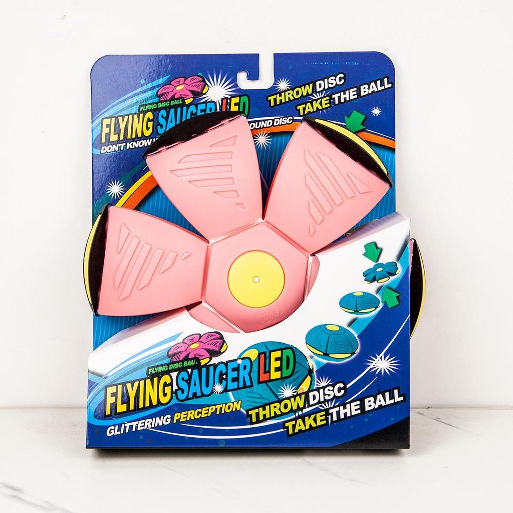 Magical Elastic Flying Saucer Ball - Children's Bouncing Stomp Toy for Outdoor Play