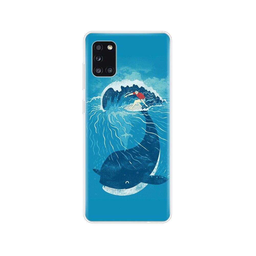 Fall Für Samsung Galaxy A31 Fall Für Samsung A31 EINE 31 SM-A315F 6.4"; Telefon Abdeckung Silikon Weiche TPU Coque Stoßstange Volle Schutzhülle
