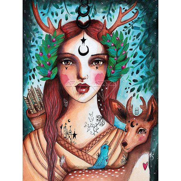 DIY 5D Diamond Painting Comic for Girl Diamond Mosaic Cross Stitch Kits Home Decoration Full Round Diamond Embroidery