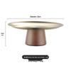 Acacia Stainless Steel Tall Fruit Bowl & Dessert Stand for Living Room