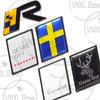Stylizacja Samochodu Dla Volvo Test Łosia Inskrypcja R Design Edycja Ocean Raec Flaga Szwecji Metalowe Naklejki 3D Emblemat Bagażnika Karoserii Samochodu