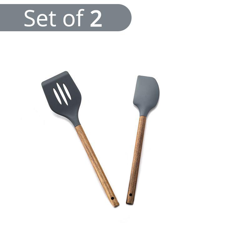 

Набор из 6 силиконовых кухонных принадлежностей, антипригарные кулинарные лопатки, ложка, сито, шумовка, вилка для пасты, лучшие кухонные гаджеты