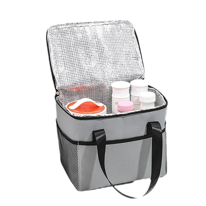 Portable XL Insulated Oxford Cloth Lunch Bag for Picnic and More