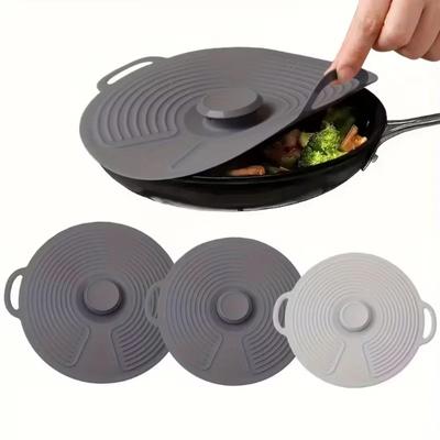 Silikon-Schüsseldeckel, Mikrowellen-Spritzschutzdeckel, wiederverwendbare hitzebeständige Deckel, geeignet für Schüsseln, Teller, Töpfe, Pfannen, Herdplatten, Backofen