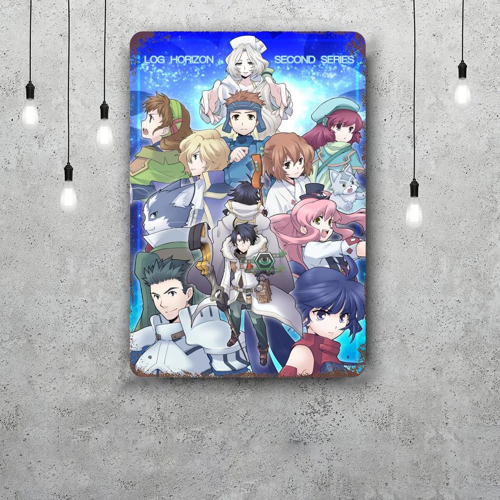 Log Horizon Decor Vintage Metal Signs Tin Signs Captain Poster Decor for Bar Pub Club Man Cave Wall Decoration