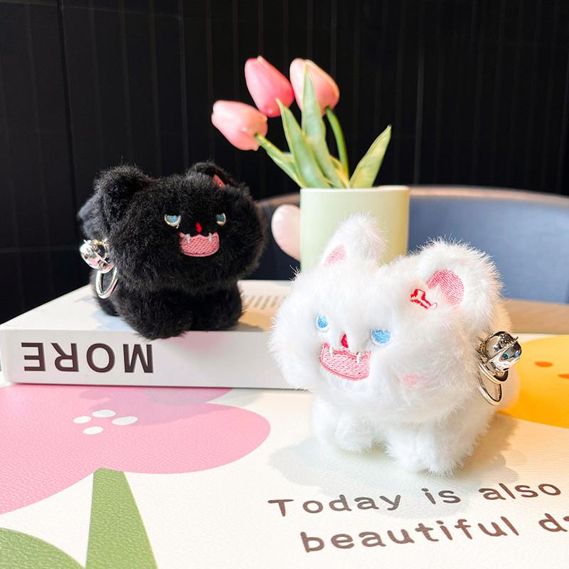 Fun And Whimsical Plush Keychain With Fluffy Cat Tail For Gifts And Personal Use