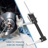 Brake Disc Thickness Measuring Vernier Caliper Auto Car Tyre Plate Wear Depth Gauge Ruler Practical Test Hand Tools