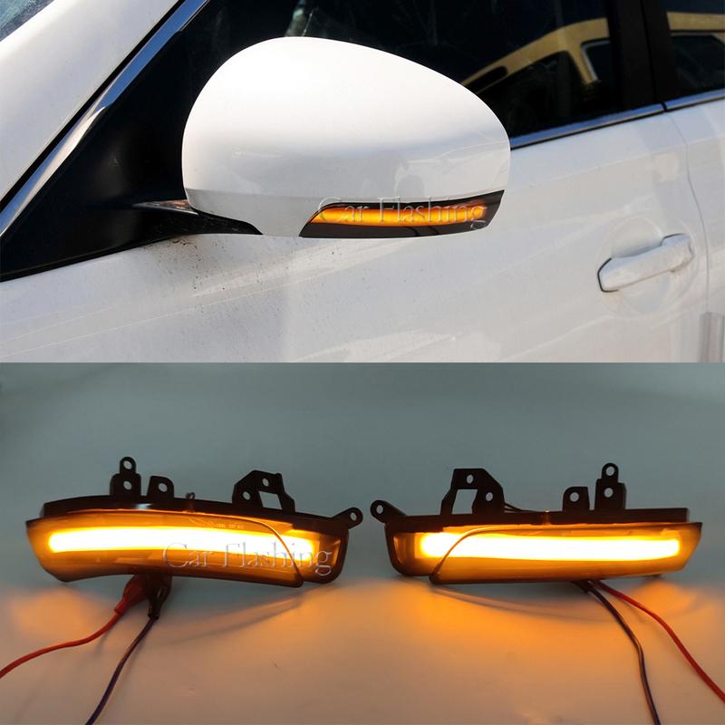 LED Dynamic Turn Signal Light For Toyota PRIUS REIZ Camry MARK X CROWN AVALON PASSO IQ EV Side Wing Mirror Lamp Indicator