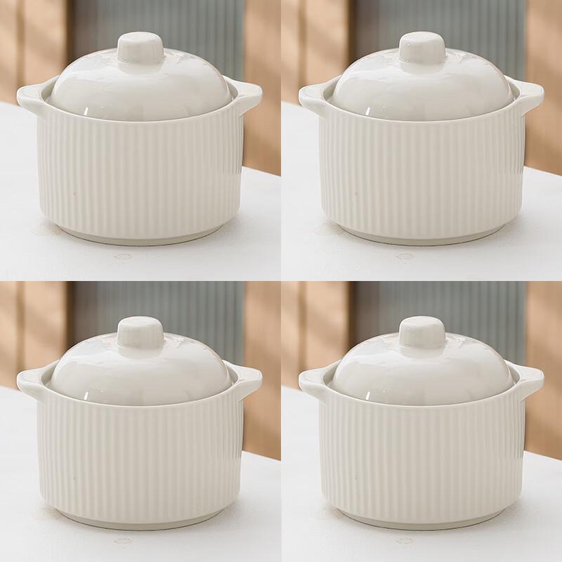 Ceramic Double-Ear Stew Pot Set