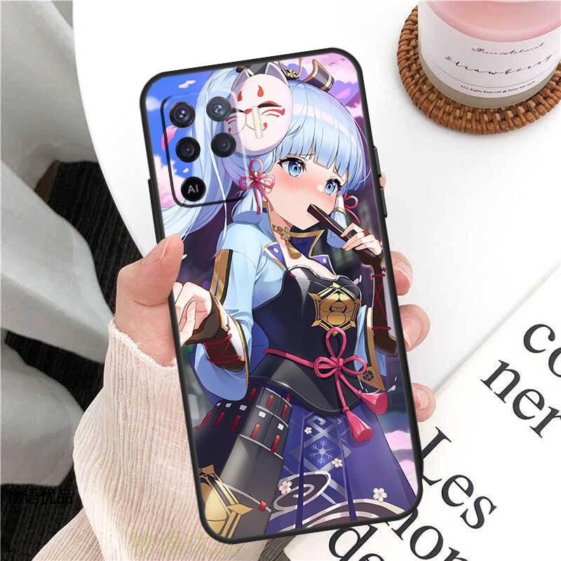 Genshin Impact Kamisato Ayaka Case For Oppo A98 A58 A78 A18 A38 A60 A80 A40 A77 A57 A17 A74 A54 A94 A96 A76 A16 A15 A5 Pro