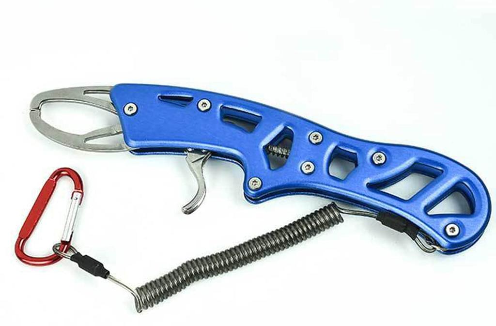 Lightweight and Stylish Fish Fish and Fish Grab with Stainless Steel Spiral Cord and Grip, Catcher, Carabiner.