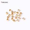 2mm/2.5mm/3mm/4mm 14K Gold Plated Brass Irregular Spacer Beads Loose Beads For Jewelry Making DIY Jewelry Accessories