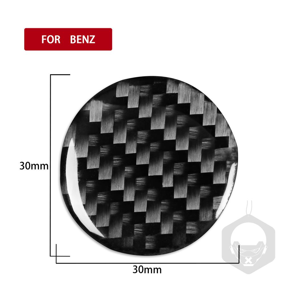 Carbon Fiber Interior Central Multimedia Rotary Button Trim Sticker For Mercedes-Benz CLA C117 2014-2018 GLA X156 2015-2019