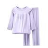 Flickors pyjamas långärmad hemmakläder föräldra-barn stilar luftkonditionerade kläder