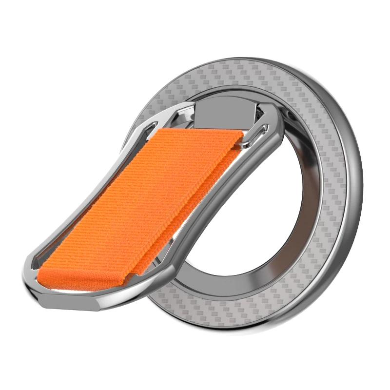 2025 New Strong Magnetic Phone Holder for Magsafe 360 Degree Rotation Double Magnet Finger Ring Stand for iPhone 14 15 16 Xiaomi