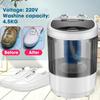 260W Portable Shoes Washing Machine Household Single Tube Washer and Dryer Machine 35x34x53CM