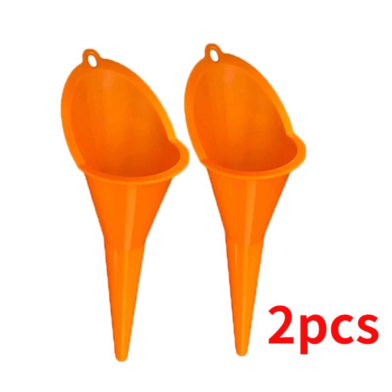 Hand Free Fuel Funnel Car Long Handle Funnel Petrol Filling Equipment Splash Proof Plastic Fuel Funnel Motorbike Cars Part