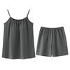 Pajamas with chest pads women's summer pure cotton new vest suspenders women's summer casual loungewear summer