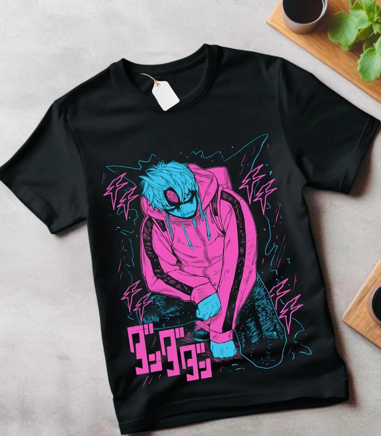 Аниме футболка сглаза Ужасы Манга Японская аниме девушка Хэллоуинская рубашка Все размеры M