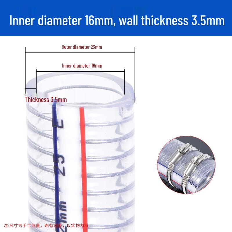 PVC Steel Wire Reinforced Transparent Hose
