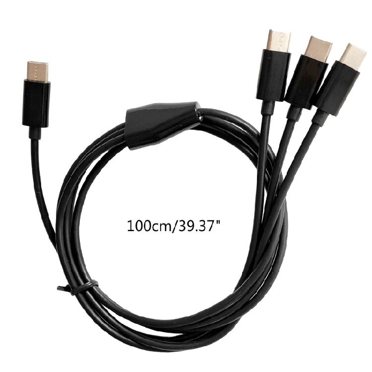 USB C Multi Charging Cable USB C Multi Cable 3 in 1 Charging Cord Adapter