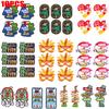 10pcs /Lots Netherland Carnival Patch Netherland Oeteldonk Emblem Full Embroidered Patches Iron On Patches For Clothing Sew Diy